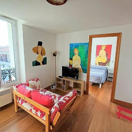 Bonito Estudio Reformado 1 Dormitorio 3 Personas อองดาเย ภายนอก รูปภาพ